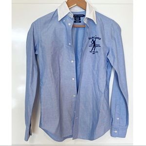 Ralph Lauren “Tennis Club” Button Down Sz. 2